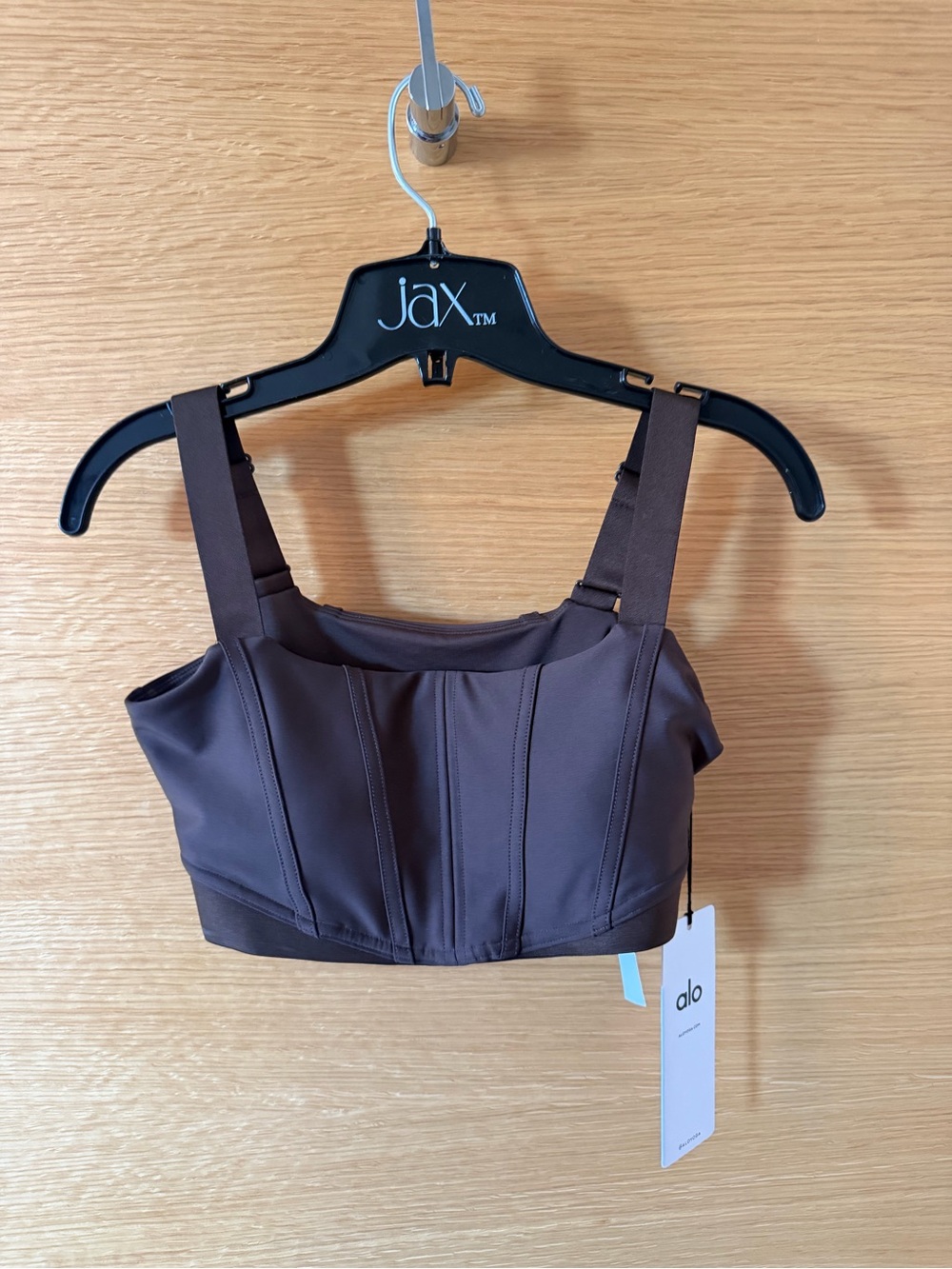 Alo Corset top/ Cropped Sports Bra Top